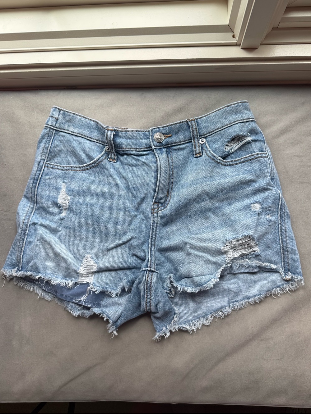 Aerie soft denim shorts
